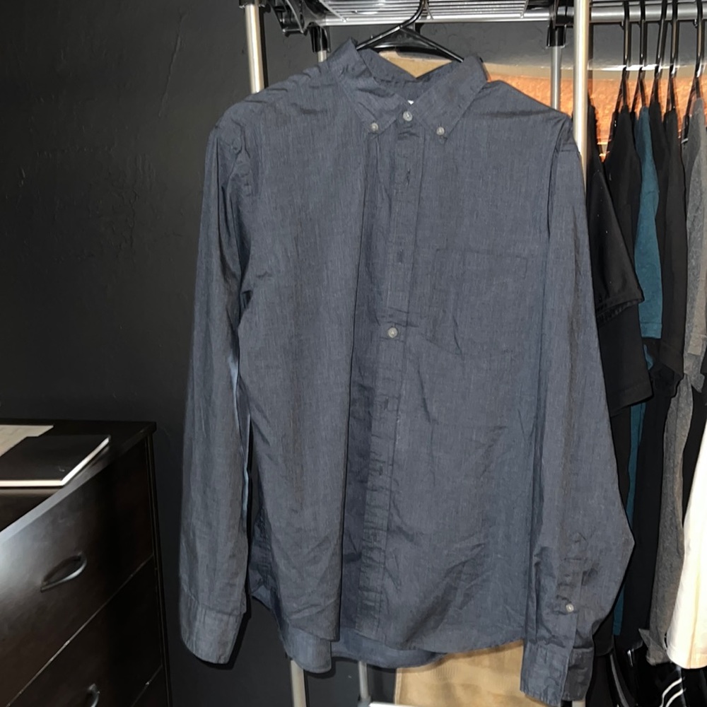 Old Navy Slim Fit Blue Dress shirt